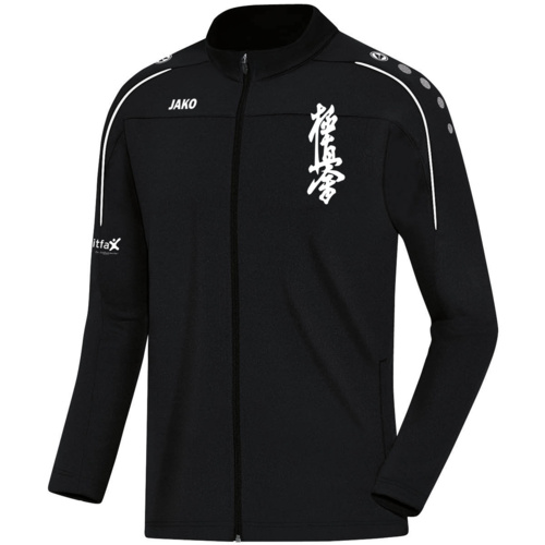 Herren Polyesterjacke Classico - schwarz
