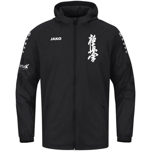 Kinder Allwetterjacke Team 2.0 - schwarz